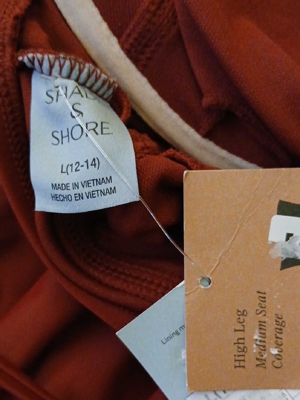 NWT Rust Red High-Leg Underwire - Picture 10 of 11